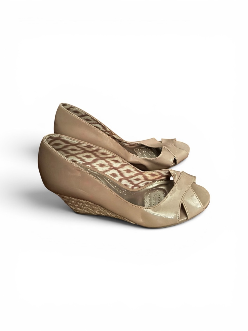 Women's Open-Toe Beige Leather Heels - Comfortable Everyday Style - Picture 2 of 5